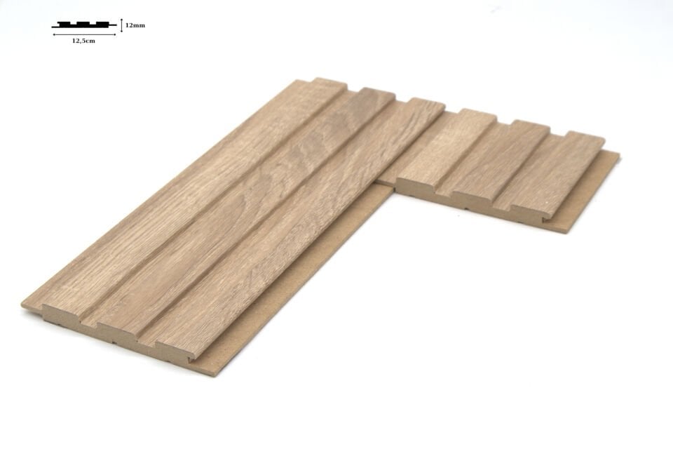 Vesta 12mm 12,5x280 cm Sonomo Meşe Mdf Duvar Paneli