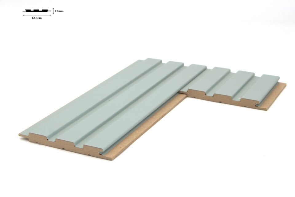 Vesta 12,5x280 cm Soft Su Yeşili Mdf Duvar Paneli