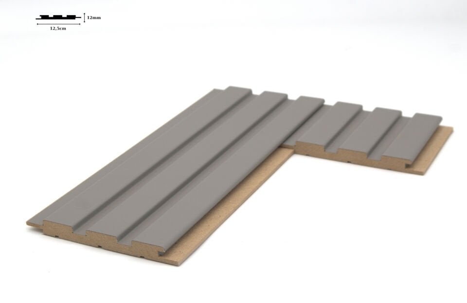 Vesta 12,5x280 cm Soft Açık Gri Mdf Duvar Paneli