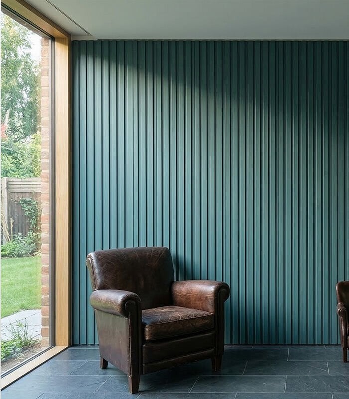 Vesta 12,5x280 cm Soft Koyu Yeşil Mdf Duvar Paneli