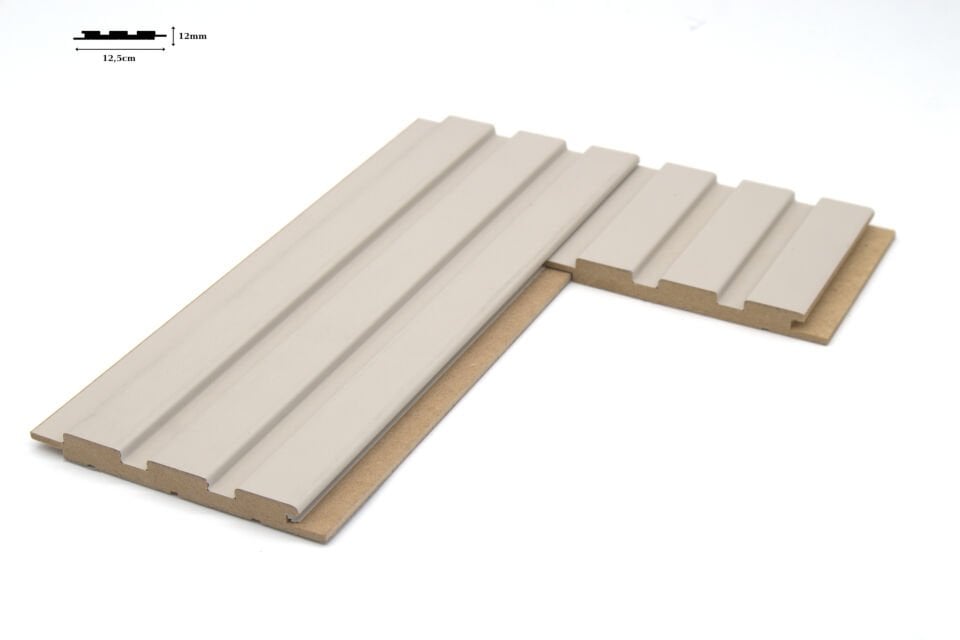 Vesta 12mm 12,5x280 cm Soft Kum Beji Mdf Duvar Paneli