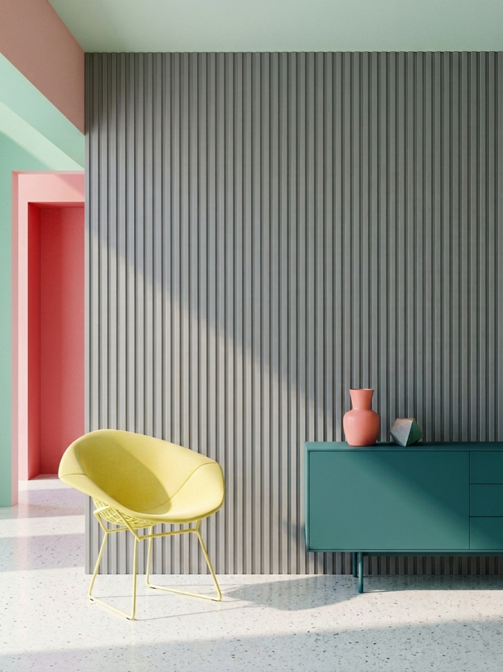 Vesta 12,5x280 cm Soft Zamansız Gri Mdf Duvar Paneli