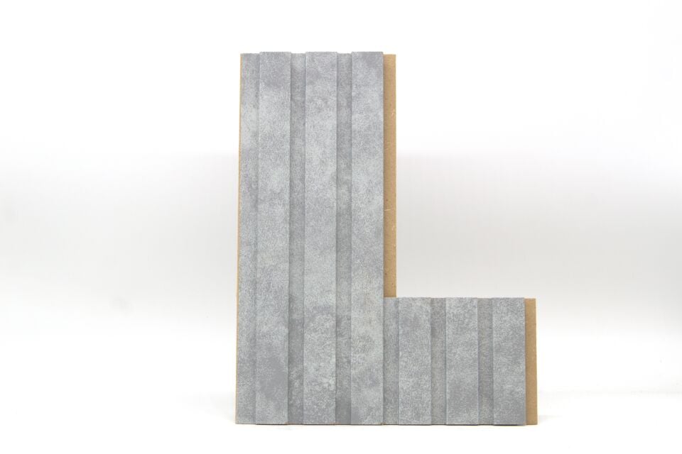 Vesta 12mm 12,5x280 cm Açık Kayaç Mdf Duvar Paneli