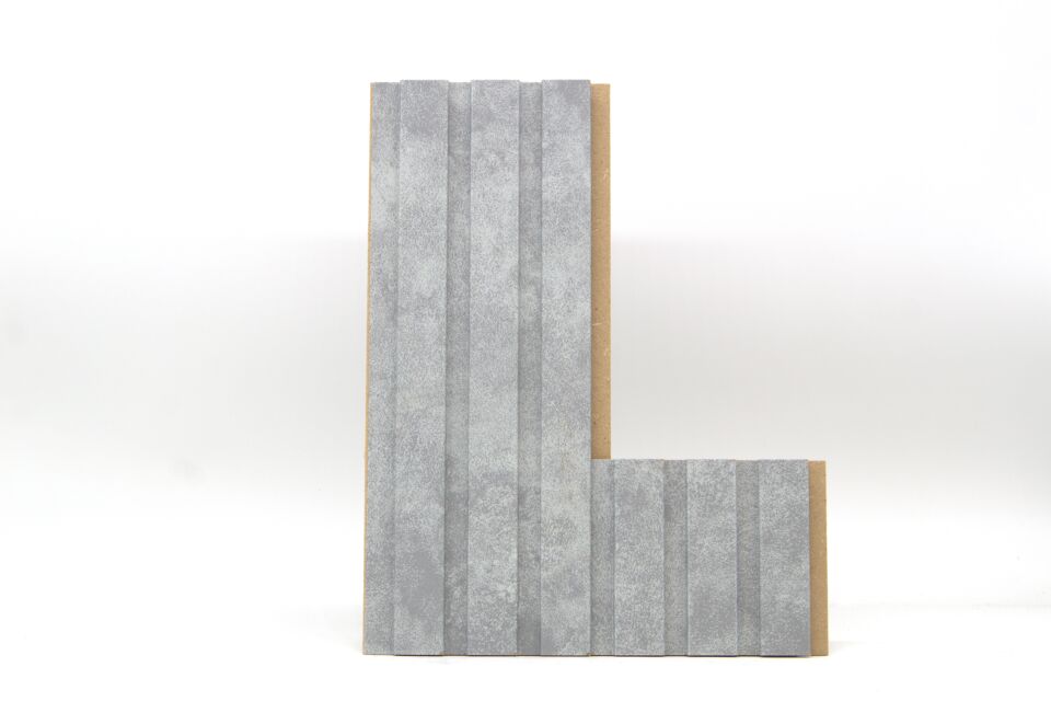 RMZ Door Vesta 12mm 12,5x280 cm Açık Kayaç Mdf Duvar Paneli