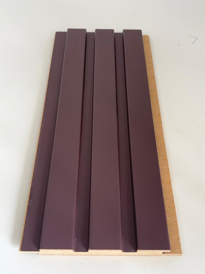 Vesta 12,5x280 cm Soft Mürdüm Mdf Duvar Paneli