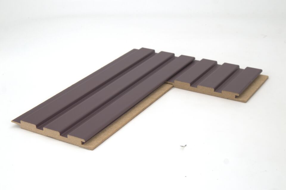Vesta 12mm 12,5x280 cm Soft Mürdüm Mdf Duvar Paneli