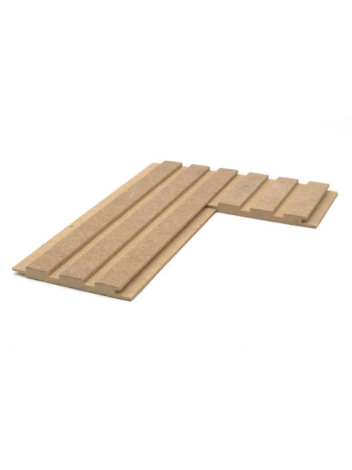 Vesta 12mm 12,5x280 cm Boyanabilir Ham Mdf Duvar Paneli