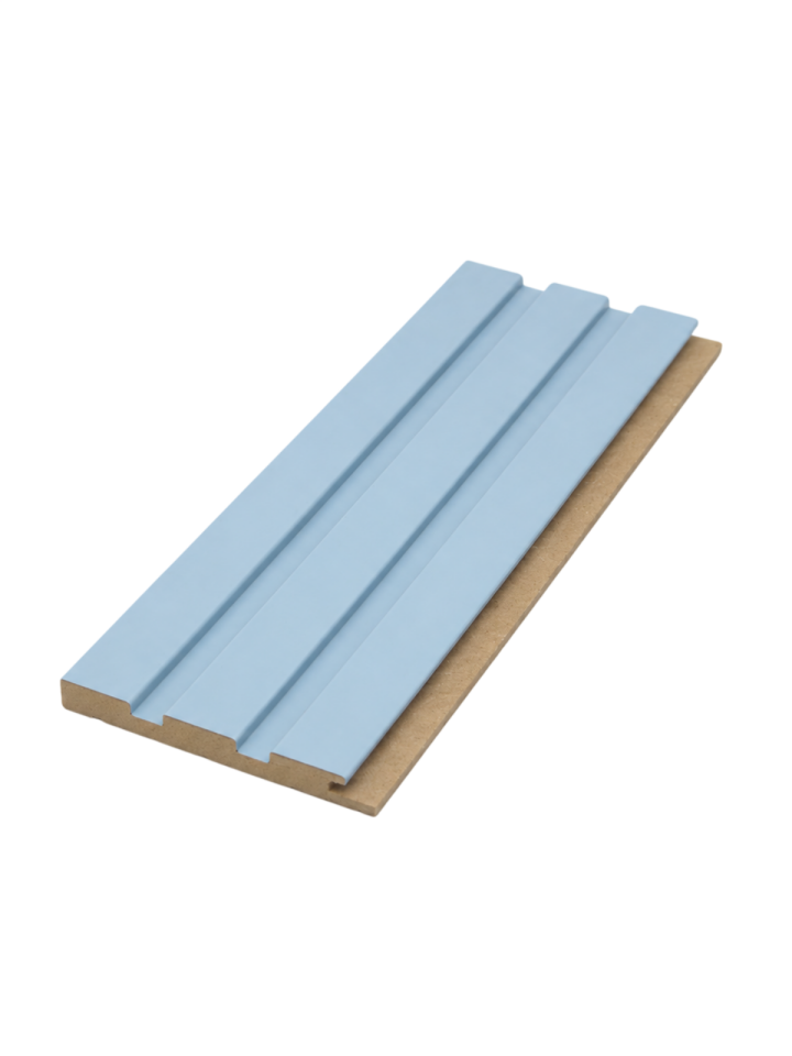 Vesta 12mm 11x280 cm Soft Gök Mavi Mdf Başlangıç Paneli