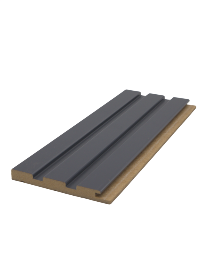Vesta 12mm 11x280 cm Saten Koyu Antrasit Mdf Başlangıç Paneli