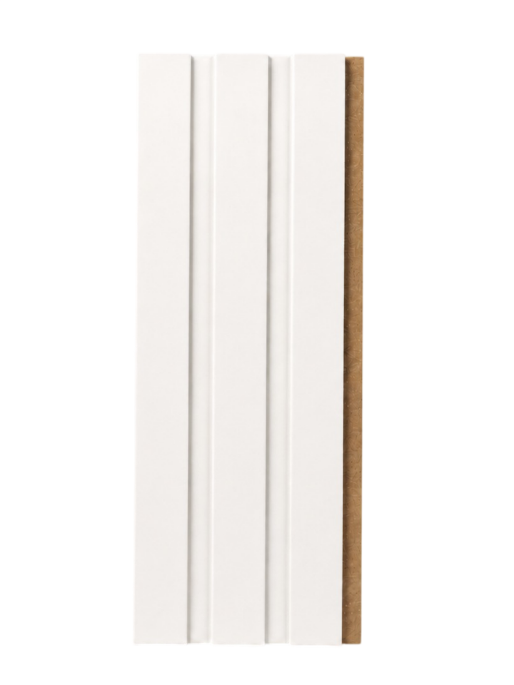 Vesta 12mm 11x280 cm Saten Beyaz Mdf Başlangıç Paneli
