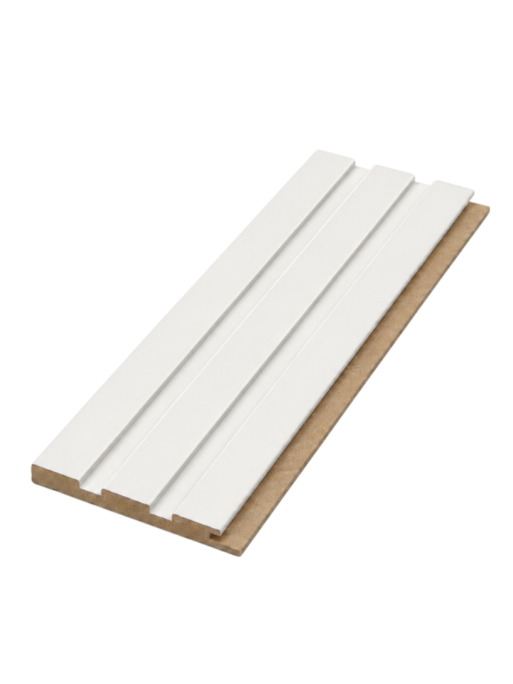 Vesta 12mm 11x280 cm Saten Beyaz Mdf Başlangıç Paneli