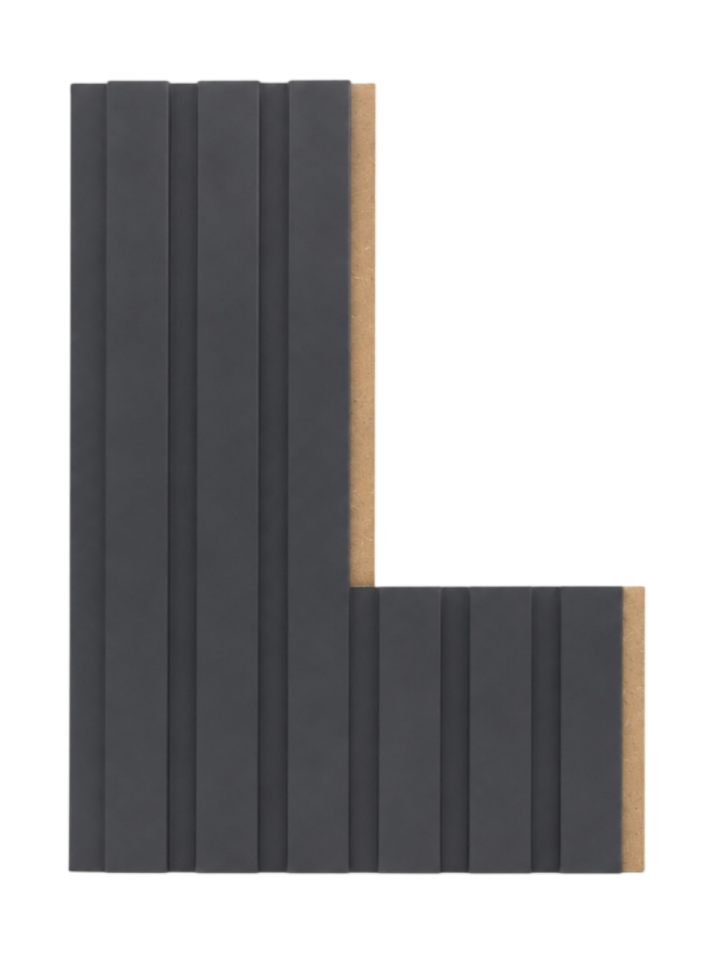 Vesta 12mm 12,5x280 cm Saten Koyu Antrasit Mdf Duvar Paneli