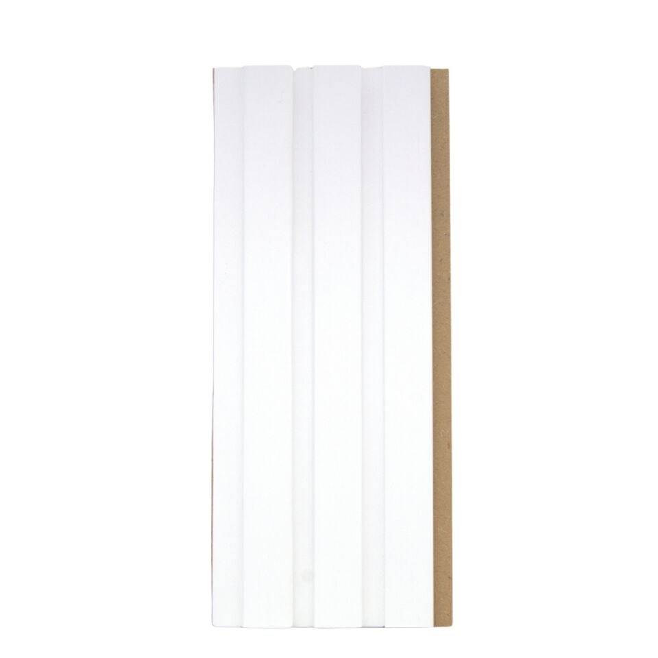 RMZ Door Vesta 12mm 9,5x280 cm Saten Beyaz Mdf Duvar Paneli