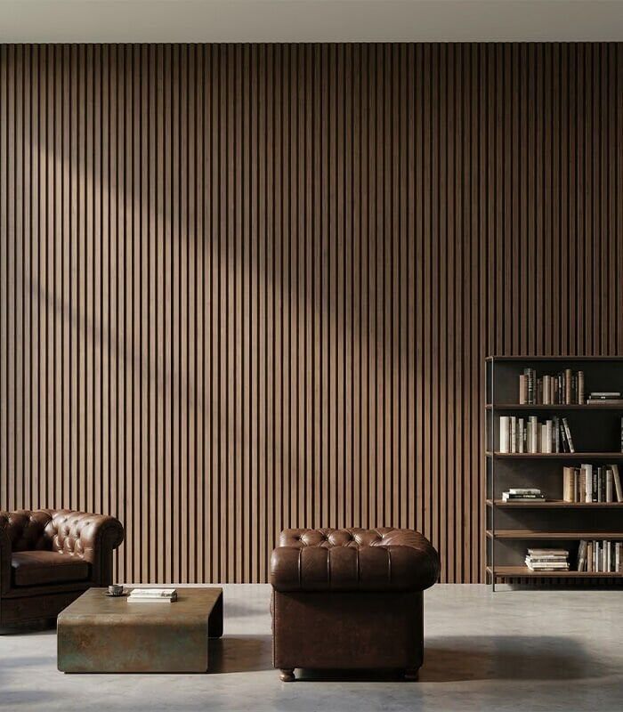 RMZ Door Vesta 12mm 9,5x280 cm Naturel Teak Mdf Duvar Paneli