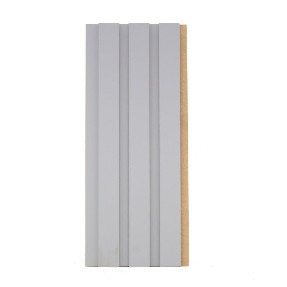 RMZ Door Vesta 12mm 9,5x280 cm İpeksi Doku Soft Gri Mdf Duvar Paneli