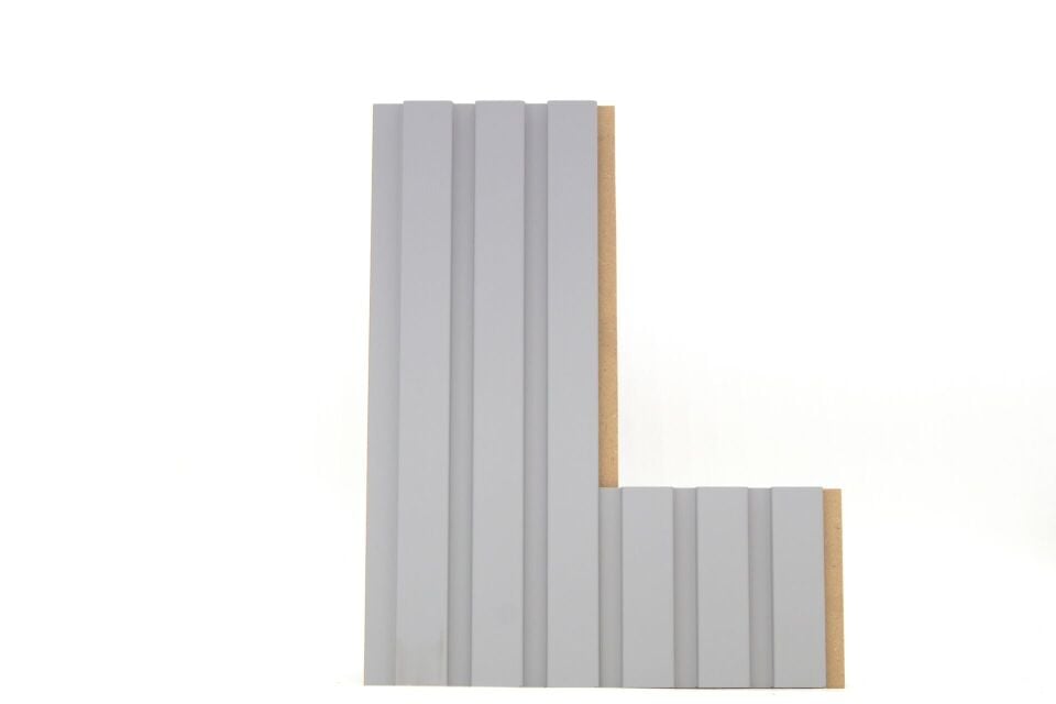 RMZ Door Vesta 12mm 9,5x280 cm İpeksi Doku Soft Gri Mdf Duvar Paneli